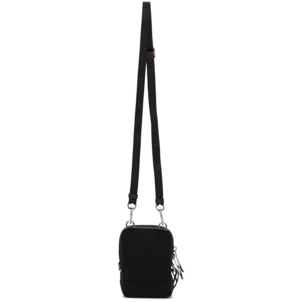 MOSCHINO BLACK COUTURE MESSENGER BAG ❤️❤️❤️SOLD❤️ - Picture 9 of 14